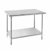 Stainless Steel Work Tables Advance Tabco AG-300 Stainless Steel Work Table With Galvanized Undershelf 30" X 30" -Advance Tabco Sales Store Advance Tabco AG 300 Stainless Steel Work Table with Galvanized Undershelf 30 quot x 30 quot 204606 large