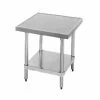 Equipment Stands Advance Tabco AG-MT-303 Stainless Steel Mixer Table With Galvanized Undershelf 30" X 36"