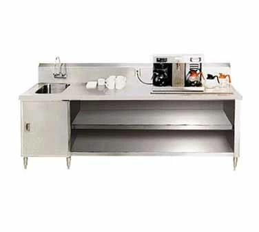 Beverage Tables Advance Tabco BEV-30-84L Beverage Table With Left Hand Sink - 84" 3 Beverage Tables Advance Tabco BEV-30-84L Beverage Table With Left Hand Sink - 84"