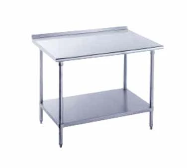Stainless Steel Work Tables Advance Tabco FSS-305 Stainless Steel Work Table With 1-1/2" Backsplash And Undershelf 3 Stainless Steel Work Tables Advance Tabco FSS-305 Stainless Steel Work Table With 1-1/2" Backsplash And Undershelf