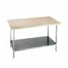 Wood Top Work Tables Advance Tabco H2G-363 Wood Top Work Table With Galvanized Base And Undershelf, 36" X 36" 2 Wood Top Work Tables Advance Tabco H2G-363 Wood Top Work Table With Galvanized Base And Undershelf, 36" X 36" -Advance Tabco Sales Store Advance Tabco H2G 363 Wood Top Work Table with Galvanized Base and Undershelf 36 quot x 36 quot 204787 large
