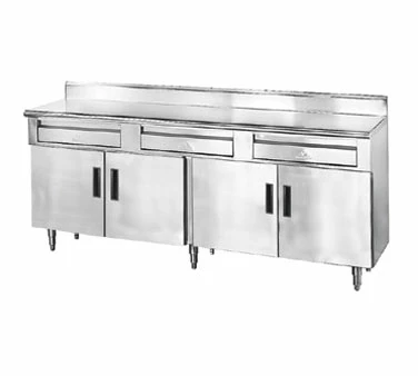Stainless Steel Work Tables With Cabinet Advance Tabco HDRC-305 30" X 60" Enclosed Base Storage Cabinet With Hinged Doors 3 Stainless Steel Work Tables With Cabinet Advance Tabco HDRC-305 30" X 60" Enclosed Base Storage Cabinet With Hinged Doors