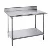 Stainless Steel Work Tables Advance Tabco KLG-303 Stainless Steel Work Table With 5" Backsplash And Undershelf 30" X 36" -Advance Tabco Sales Store Advance Tabco KLG 303 Stainless Steel Work Table with 5 quot Backsplash and Undershelf 30 quot x 36 quot 204729 large