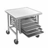 Equipment Stands Advance Tabco MT-MS-303 Mobile Stainless Steel Mixer Table With Stainless Steel Base And Tray Slides 30" X 36" 2 Equipment Stands Advance Tabco MT-MS-303 Mobile Stainless Steel Mixer Table With Stainless Steel Base And Tray Slides 30" X 36" -Advance Tabco Sales Store Advance Tabco MT MS 303 30 quot x 36 quot Stainless Steel Base Mobile Mixer Table With Tray Slides And Casters 202911 large