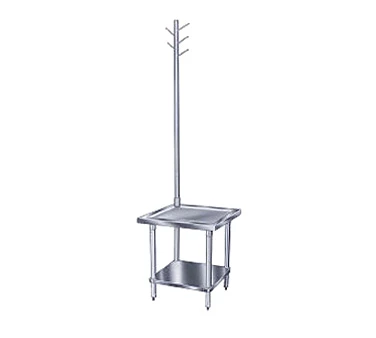 Equipment Stands Advance Tabco MX-GL-303 Stainless Steel Mixer Table With Utensil Rack And Galvanized Undershelf 30" X 36" 3 Equipment Stands Advance Tabco MX-GL-303 Stainless Steel Mixer Table With Utensil Rack And Galvanized Undershelf 30" X 36"