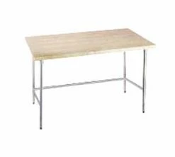 Wood Top Work Tables Advance Tabco TH2G-366 Wood Top Work Table With Galvanized Base, 36" X 72"
