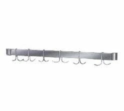 Work Table Pot/Utensil Racks Advance Tabco UB-30 Stainless Steel Leg Mounted Pot Rack For 30" Wide Work Tables With Undershelf