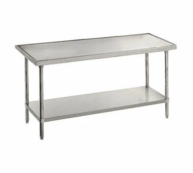 Stainless Steel Work Tables Advance Tabco VSS-303 Stainless Steel Work Table With Stainless Steel Undershelf 30" X 36" 3 Stainless Steel Work Tables Advance Tabco VSS-303 Stainless Steel Work Table With Stainless Steel Undershelf 30" X 36"