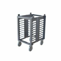 Equipment Stands Cadco OST-34A-C Mobile Half-Size Oven Stand With (10) Pan Capacity For OV, XAF And XAFT Ovens