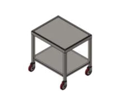 Equipment Stands Carter-Hoffmann IT3024M Mobile Stainless Steel Induction Table