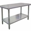 Omcan Food Machinery Stainless Steel Work Tables You May Also Need: -Advance Tabco Sales Store Food Machinery of America 22066 48 W x 24 D Work Table 41071 large