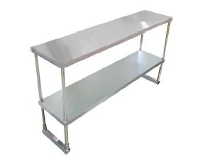 Omcan Food Machinery Work Table Overshelves Omcan (FMA) 23988 Table-Mount Overshelf 14" X 48" 3 Omcan Food Machinery Work Table Overshelves Omcan (FMA) 23988 Table-Mount Overshelf 14" X 48"