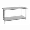 Stainless Steel Work Tables Royal Industries ROY WT 2424 Stainless Steel Work Table 24" X 24"