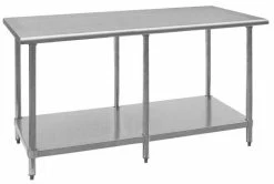 Stainless Steel Work Tables Royal Industries ROY WT 3096 Stainless Steel Work Table 30" X 96"