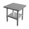 Thunder Group Stainless Steel Work Tables You May Also Need: 2 Thunder Group Stainless Steel Work Tables You May Also Need: -Advance Tabco Sales Store Thunder Group SLWT43012F 30 x 12 x 34 Flat Top WorkTable 60393 large