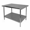 Thunder Group Stainless Steel Work Tables You May Also Need: 2 Thunder Group Stainless Steel Work Tables You May Also Need: -Advance Tabco Sales Store Thunder Group SLWT43036F 30 x 36 x 34 Flat Top WorkTable 60401 large