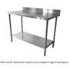 Thunder Group Stainless Steel Work Tables You May Also Need: -Advance Tabco Sales Store Thunder Group SLWT43096F4 Stainless Steel Work Table 30 x 96 x 34 255012 large